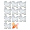 Miniatyrbillede 1 af 5: 10 stk. Lysfremstillingsforme 3D Delikate Dekorationer Lys Silikone Håndværksvedhæng Delikate Lysform Støbeforme butterfly rose skull