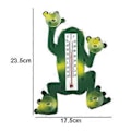 Miniatyrbild 2 av 5: Tecknad groda sugproppstermometer för inom- och utomhusbruk
