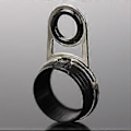 Miniatyrbild 4 av 5: Fiskespö Ringar Set Topp Reparationsset Spö Reparationsset Fisketillbehör Fiskespö Ringar Fiskespö Topp No. 5 top ring for a