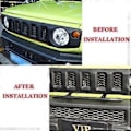 Miniatyrbillede 5 af 5: LED Lysbjælke Monteringsbeslag Frontkofanger Grill Spotlight Monteringsbeslag Holder til Suzuki Jimny
