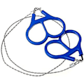 Pikkukuva 1 / 4: Commando Jigsaw Survival Metal Ring Puunleikkaus Leirintä Metsästys