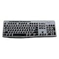 Miniatyrbillede 1 af 5: Silikone Tastatur Beskyttelsesfilm til K200 K260 K270 K275 Laptops Beskytter Mod Spild og Forbedrer Holdbarheden - Sort Black