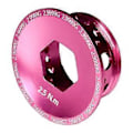 Miniatyrbild 1 av 5: 20mm Professionella Förspänningsbultar Cykel Vev Fixeringsbultar Aluminiumlegering Vevparti Skyddsskruvar för Vevbultar Kapslar Rosa Pink