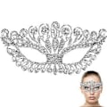 Miniatyrbillede 1 af 2: Elegant Rhinestone Maske Luksus Krone Legering Dame Maske til Maskeradefest
