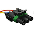 Miniatyrbild 4 av 5: 3 Bar MAP Sensor Grenrör Absoluttryck Sensor Turbo Boost Kabelkontakt Pigtail 12223861 För Cadillac Chev