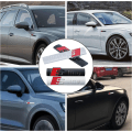Pikkukuva 2 / 5: Auton tarra, 2 kpl 3D Sport Emblem S Logo -kirjaimet Auton ulkopinnan tunnusmerkki A3 A4 A5 A6 A7 A8 Q2 Q3 Q4 Q5 Q7 S3 S4 S5 S6 S7 S8 RS TT -sarjaan（B）