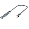 Miniatyrbild 2 av 4: Mini USB Hub USB 3.0 Hub Multi USB Splitter Adapter 4 Portar Snabb Mini Multiple 3