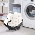 Miniatyrbillede 2 af 5: Toiletpapirholder Metal Papirholder Påfugleform Papir Opbevaring
