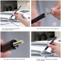 Miniatyrbillede 5 af 5: 3,14\" 80 mm kulfiber poleret finish & mat sort aluminium