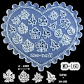 Miniatyrbild 4 av 5: Artistics Robust Silikon Nagelform för Mönsterskapande Flexibla Material Tillbehör med Olika Nagellängder Storlekar MD163