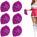 Miniatyrbilde 1 av 5: Rose Red Niuhong Cheer Leader Poms Shiny Metallic Cheer Ball Farb