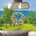 Miniatyrbild 5 av 5: Akryl Platt Hängande Ornament Påskhare Hängande Ornament A