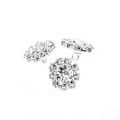 Miniatyrbilde 3 av 5: 5 stk. 12 mm runde rhinestones skaftknapper syhåndverk pynt DIY annet