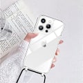 Pikkukuva 3 / 5: Nupcknn Kaulakoru Kotelo iPhone 13 Prolle, Läpinäkyvä Kotelo