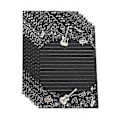 Miniatyrbild 2 av 5: 8x Inbjudningsbrev Skrivpapper Hälsningspapper Linjerat Skrivpapper Present (Svart B) Black B