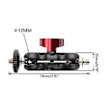 Pikkukuva 2 / 5: Metallinen Super Clamp -kiinnike kaksoispallopäällä, Magic Arm 1/4'' ruuvinreikä kameran monitorin LED-valon mikrofonin kiinnitykseen