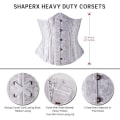 Miniatyrbillede 3 af 4: Kvindernes talje træningskorsetter underbust heavy duty 24 stål bon