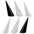 Miniatyrbillede 2 af 2: 6 stk. Fingerring Display Stativer Kegleform Ringholdere Chic Ringstandere (Assorteret Farve)