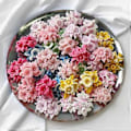 Miniatyrbillede 4 af 5: Silikoneform til stearinlys med nem udløsning til at skabe indviklede blomsterlys, perfekt til duftlys og dekoration Narcissus J1301