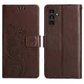 For Samsung Galaxy S24 FE Deksel PU Lær Telefon Lommebok Deksel med Stropp Style C