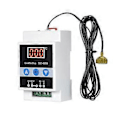 Miniatyrbild 1 av 5: Termostat med termoelement och LED-display, digital temperaturkontroller, 2W vattentät sensortermostat ADC 110-240V
