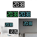 Miniatyrbillede 2 af 5: Stort Digitalt Ur Multifunktionelt Vækkeur med Dato/Temperaturvisning Stor Skærm til Soveværelse Studie Hvid White