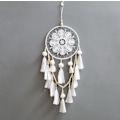 Miniatyrbillede 4 af 4: Drømmefanger Vægdekoration med Pomponer, Boho Macrame Drømmefanger