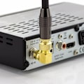 Miniatyrbilde 5 av 5: 4 stk Høyre Vinkel Tommel F-Hode Adapterkabel TV Dekoder Konverter