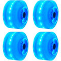 Miniatyrbilde 1 av 5: Skateboardhjul, 4 stk./sett lys skateboardhjul Quad Roller S