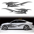 Miniatyrbilde 1 av 5: 2 stk. Universal Flame Graphics Bil Auto Karosseri Side Sticker Flame