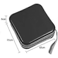 Miniatyrbillede 3 af 5: PIAO 40 CD-etui, Hardt Plastik DVD-etui Bærbar Lynlås CD-etui Holder Stor Opbevarings Disc Wallet Taske til Bil Hjem Rejse
