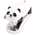 Miniatyrbillede 3 af 4: Panda Mini Desktop Hæftemaskine Hånd Hæftemaskine Kontor Hjem Hæftemaskine
