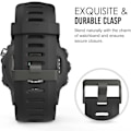 Miniatyrbillede 3 af 5: Band til Garmin Fenix 3/fenix 5x Blødt silikone  Band Fit Garmin Fenix 6x/fenix 6x Pro/fenix 3/fenix 3 Hr/fenix 5x/5x Plus 26mm.Fenix 6X eller 6XPRO.Blå