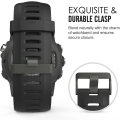 Miniatyrbillede 3 af 5: Band til Garmin Fenix 3/fenix 5x Blødt silikone  Band passer til Garmin Fenix 6x/fenix 6x Pro/fenix 3/fenix 3 Hr/fenix 5x/5x Plus 26mm.Til Fenix 3 eller 3HR.Blå