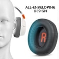 Miniatyrbillede 4 af 5: Komfortable ørepuder til JR 460NC hovedtelefoner, støjreducerende svampe ørepuder ørebetræk udskiftninger titanium grå titanium gray