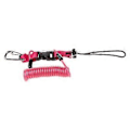 Miniatyrbilde 1 av 5: Undervannsdykking Scuba Snappy Coil Kamera Lys Lommelykt Lanyard Klips Spenne Stropp Rosa