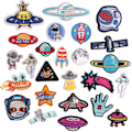 Miniatyrbillede 1 af 5: 25 Blå Astronaut Planet UFO Jern Patches, Blandet Syning Patch