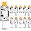 Miniatyrbild 1 av 5: Nirvana g4 LED-lampor, 2W COB LED-lampor ersätter 20W halogenlampor, G4 LED-lampor 3000K varmvit 160LM 12V AC/DC, flimmerfritt, ej dimbara, 10-pack
