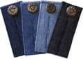 Jeans- og Skørteudvidelse i Denim med Knapper - Komfortabel Meta