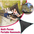 Miniatyrbild 2 av 5: Giant Aerial Camping Hammock, Multi Person Portable Hammock 3 Poi