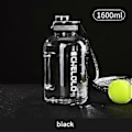 Pikkukuva 1 / 5: 1600ml Tritan Urheilupullo Iso Kuntosalipullo BPA-vapaa 1 Gallonan Vesipullo