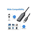Miniatyrbild 4 av 5: Vit USB C till HDMI-adapter, Typ C till HDMI 4K-konverter, Typ C