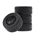 Miniatyrbillede 4 af 5: 4 stk. Gummidæk Hjul til SG1603 SG1604 SG1605 UDIRC UD1601 UD1602 UD1603 UD1604 1/16 RC Bil U