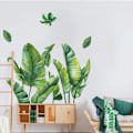 Miniatyrbilde 3 av 5: Bananblad Tropiske Planter Skrell og Lim Tapet, Gigant Grønn