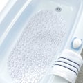 Miniatyrbilde 3 av 5: Pebbles Badematte Klar Antislipp Badekarmatte med Sugkopper, D