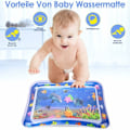 Miniatyrbilde 3 av 5: Oppblåsbar vannmatte, baby oppblåsbar magetid vannmatte Inflat