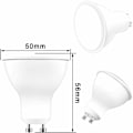 Miniatyrbilde 4 av 5: 10W RGBW LED-pære GU10 Fargeskiftende LED-belysning Flash-lys Strobe Fade Fashion Bar KTV Dekorasjonslys + Varmhvit (2stk)