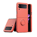 Pikkukuva 1 / 4: Silikoninen Integroitu Rengaskotelo Samsung Galaxy Z Flip4:lle Hawthorn Red