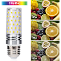 Miniatyrbild 4 av 5: 2-pack E27 LED-majslampor 12W motsvarande 100W halogenlampor