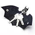 Miniatyrbillede 1 af 5: Mænds nøglering, 1 Batman nøglering i kunstlæder, Unisex nøglering